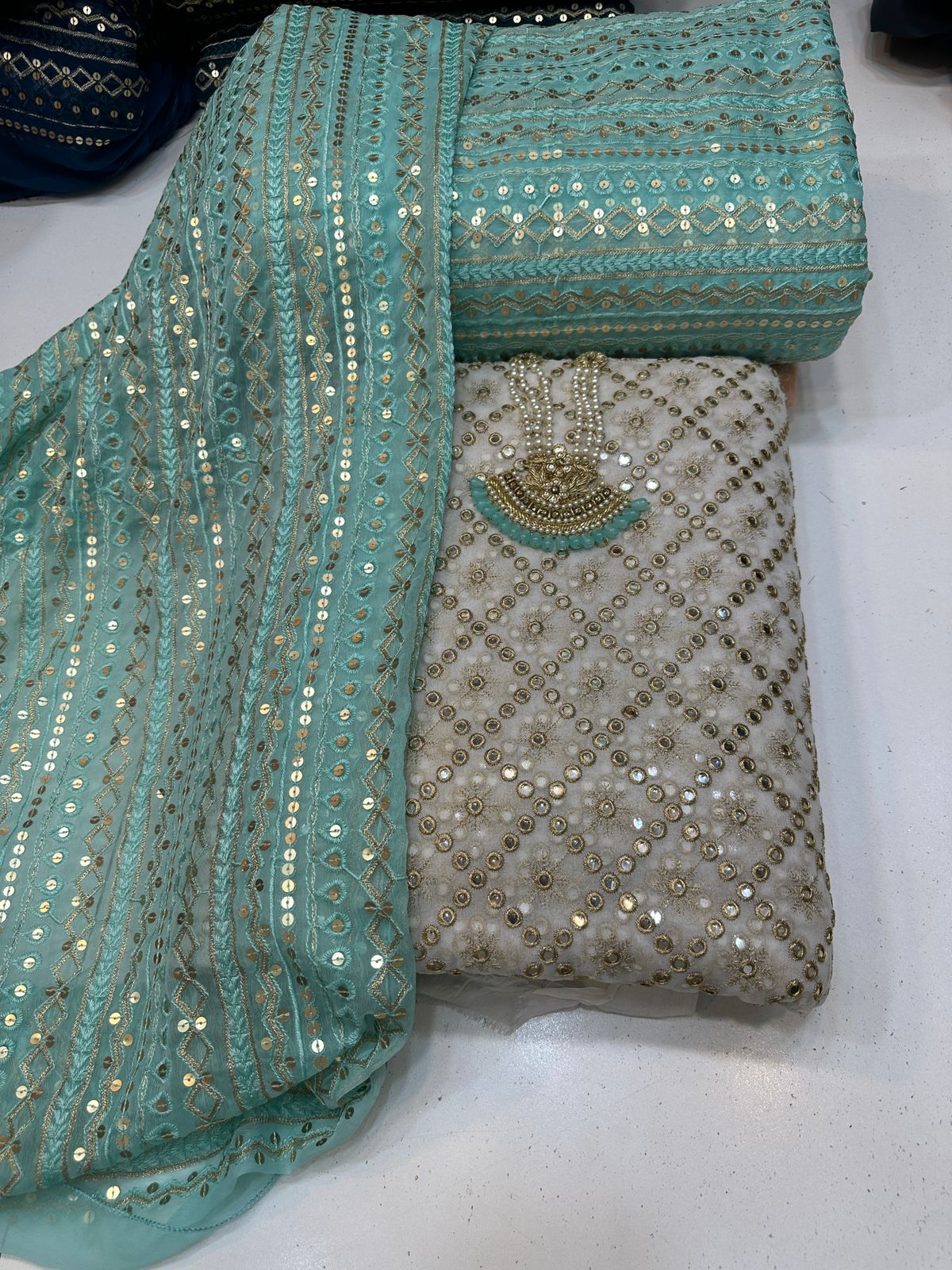 9MM Chiffon 3pc Unstitch 💞