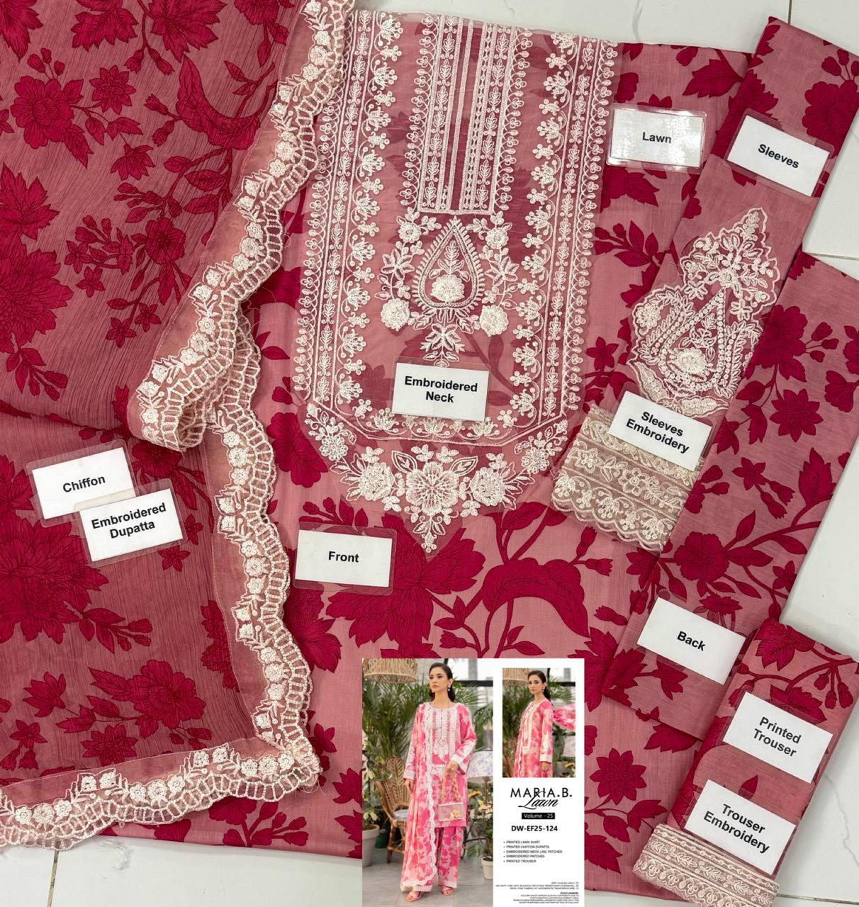Maria B Lawn Replica 3pc 1