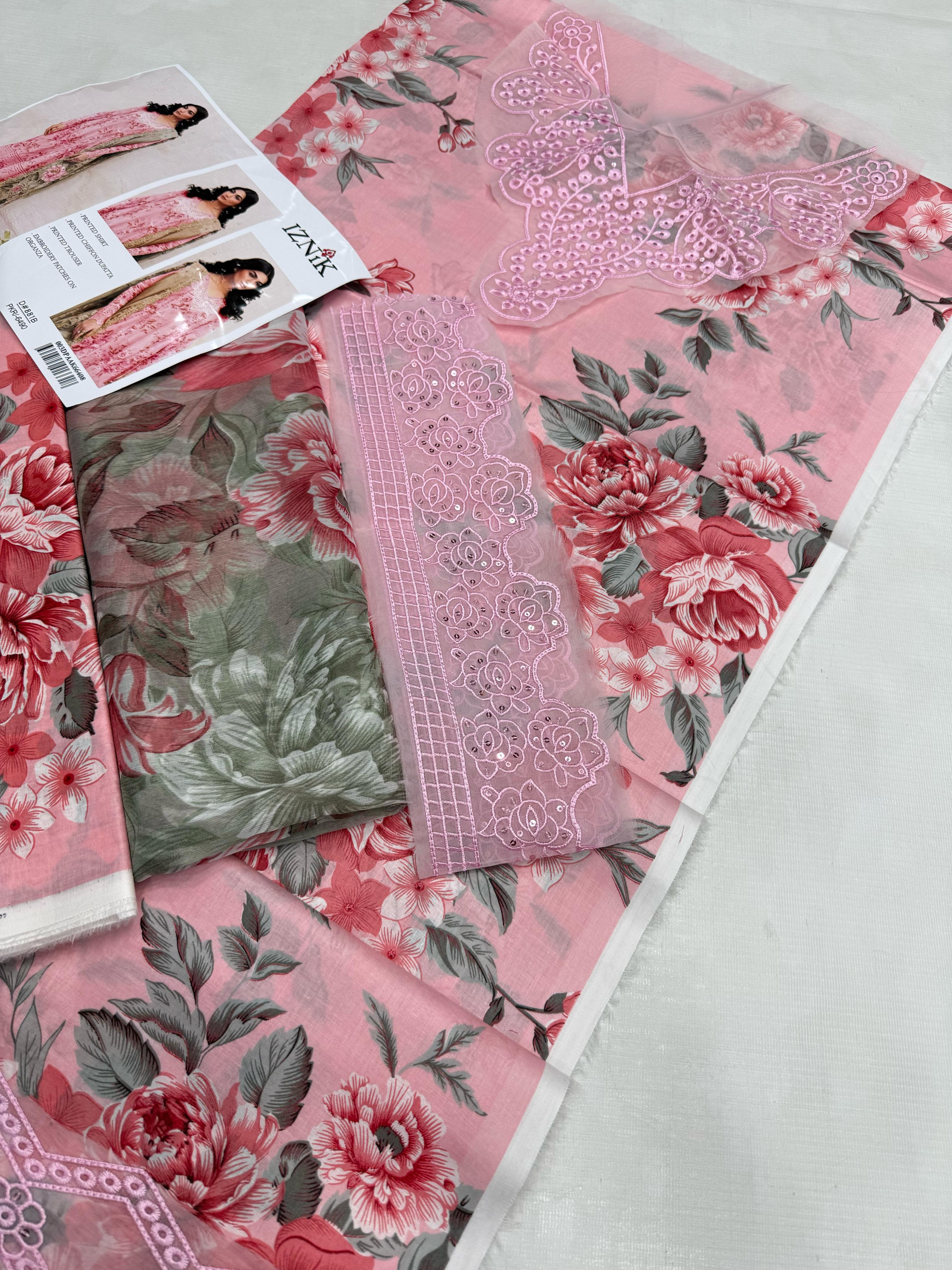 Baroque Lawn 3pc Replica 7