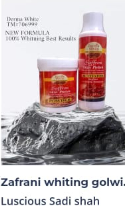 Zafrani whitening glowing skin polich
