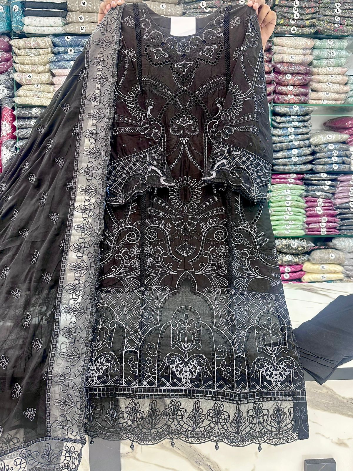 Eid Luxury Cotton Stitch Collection 3pc