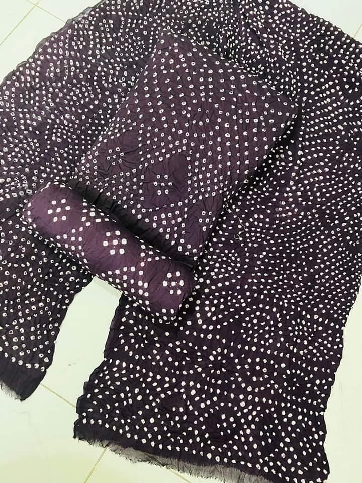 Crinkle Chiffon Chunri 2pc 1