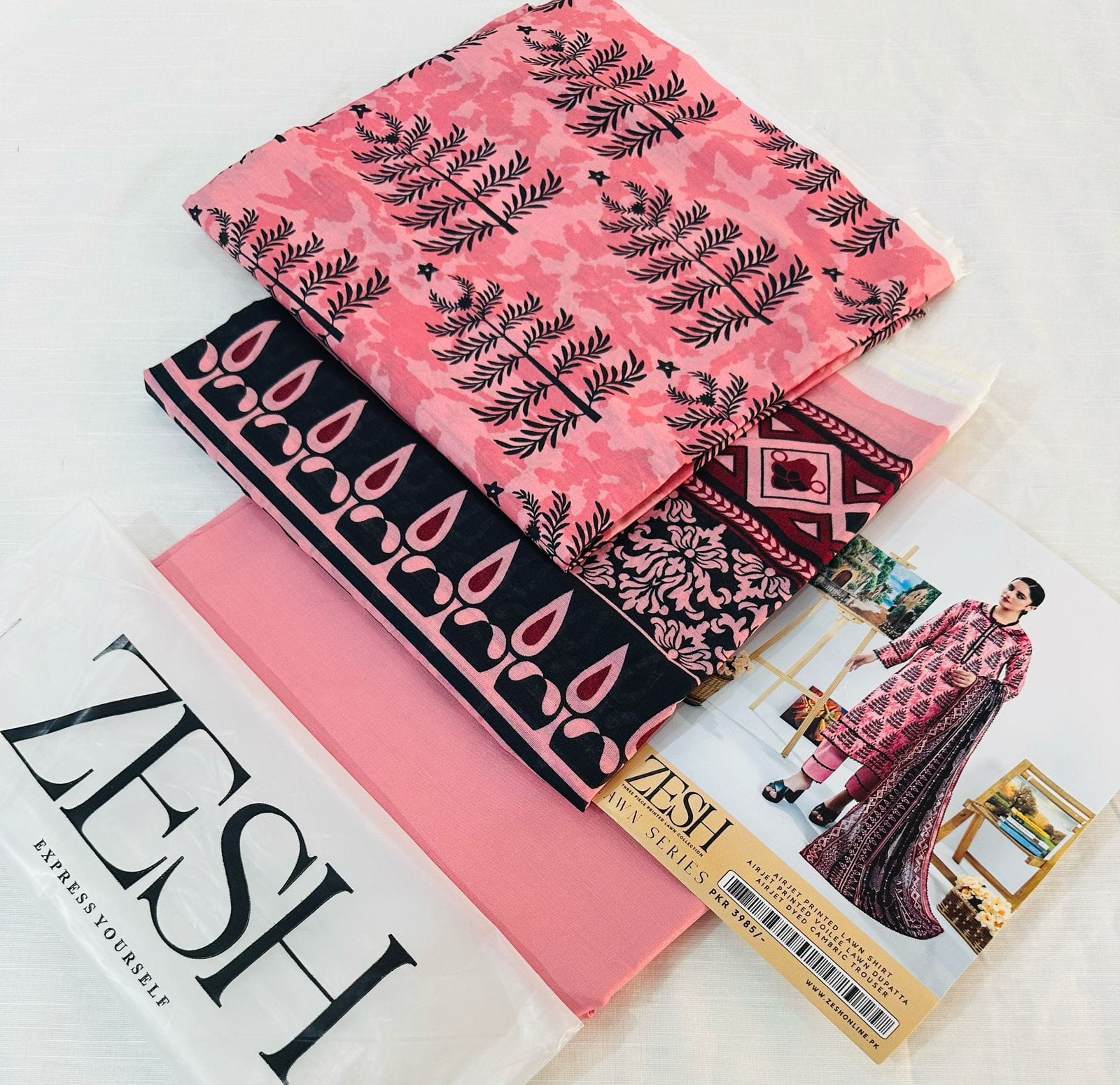 Zesh Lawn 3pc Printed