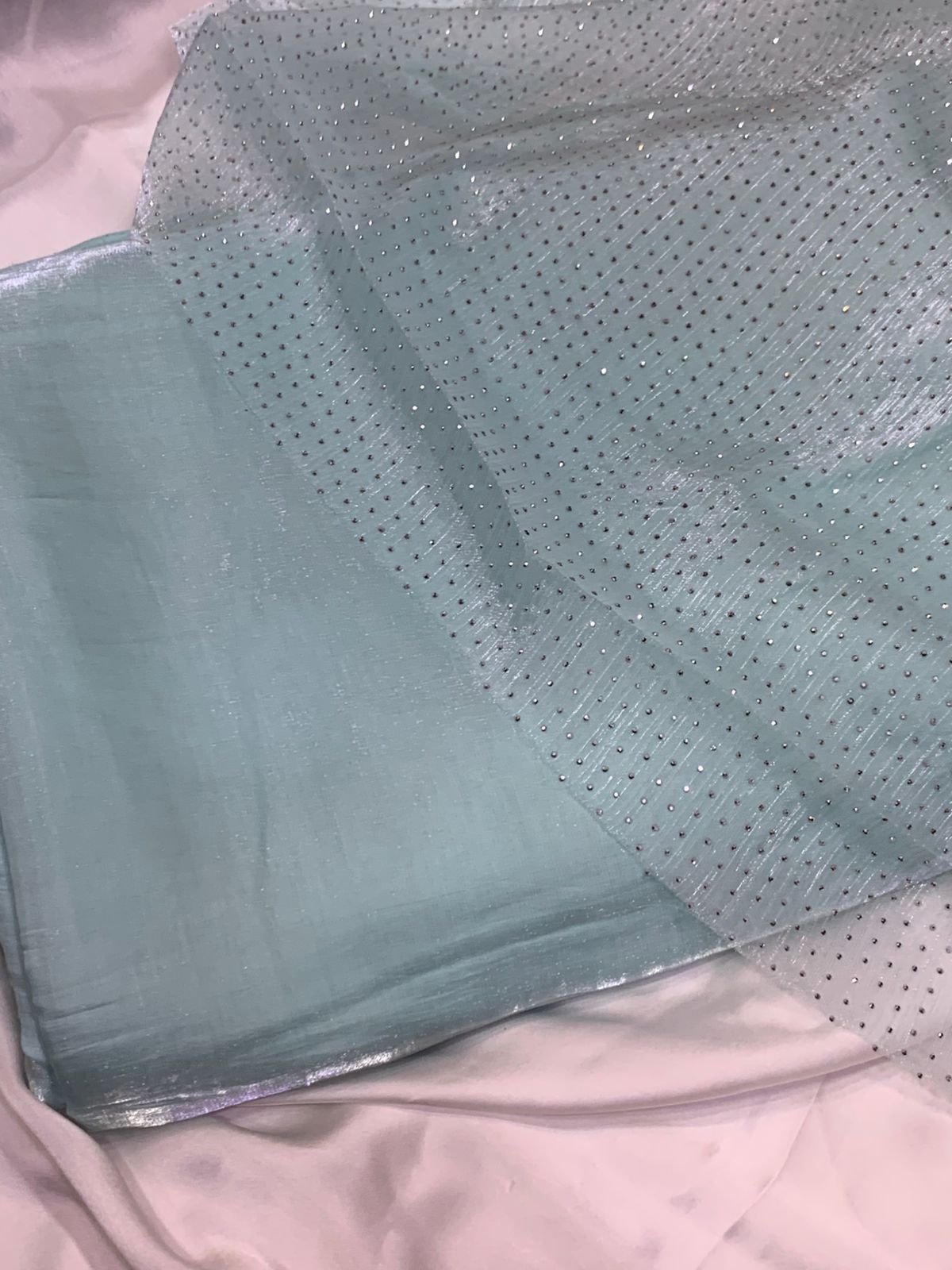 Sheesha Silk 3pc With Stone Work Dupatta