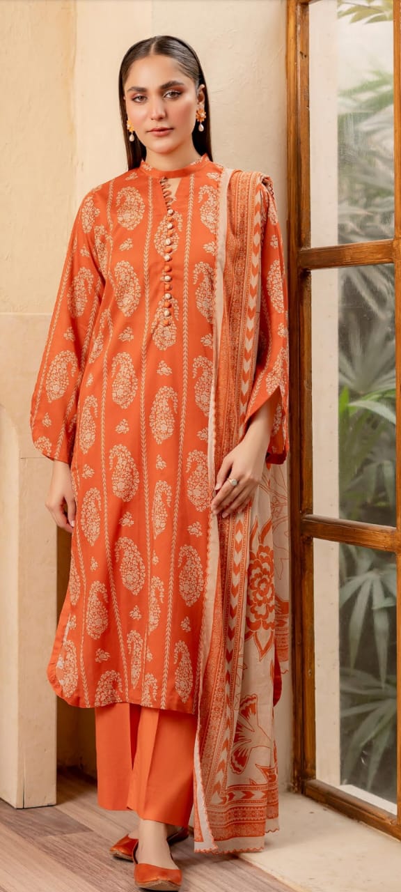 💯 Original Gull Jee Lawn 3pc
