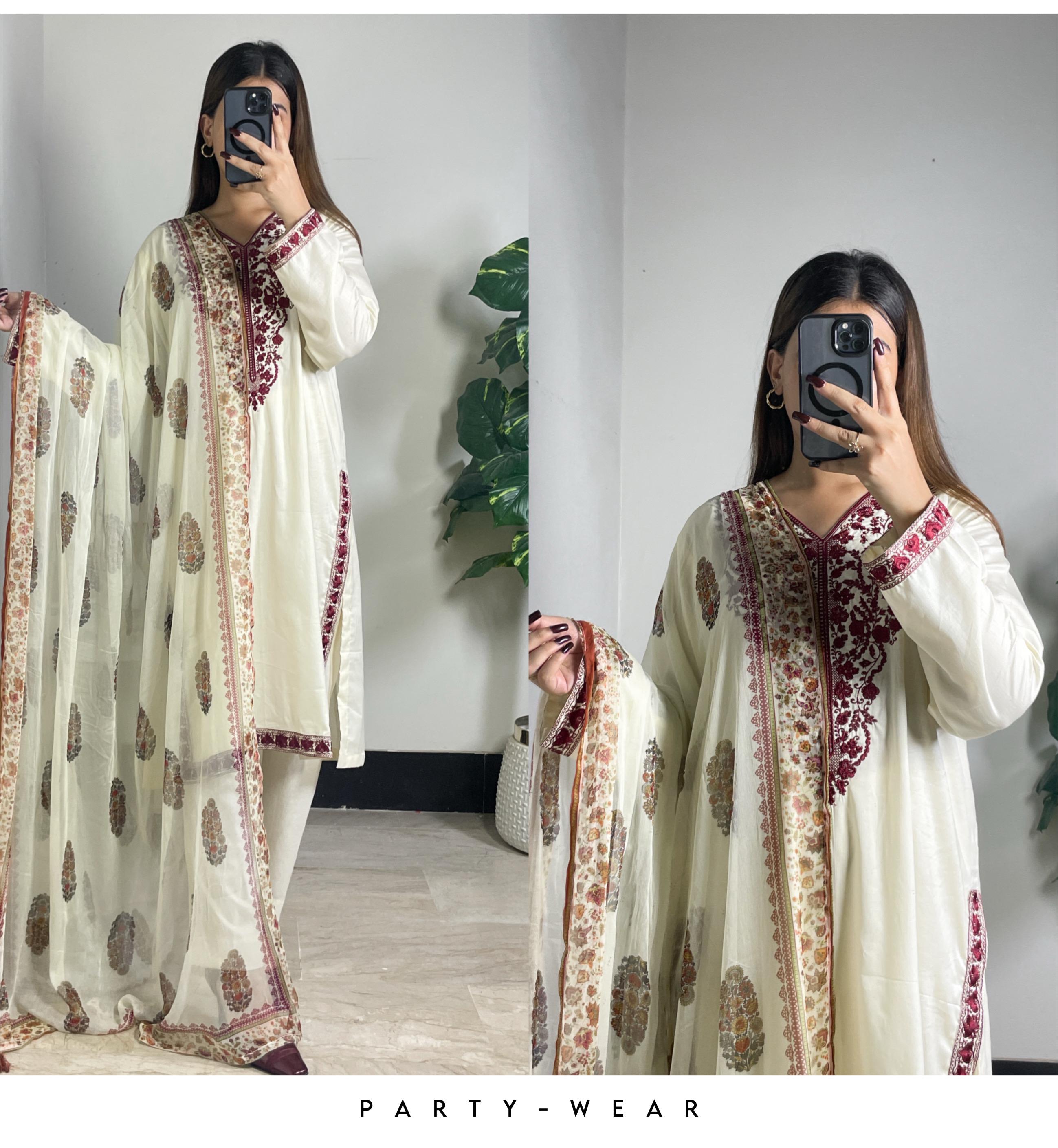 Party Wear 3pc Stitch 1
