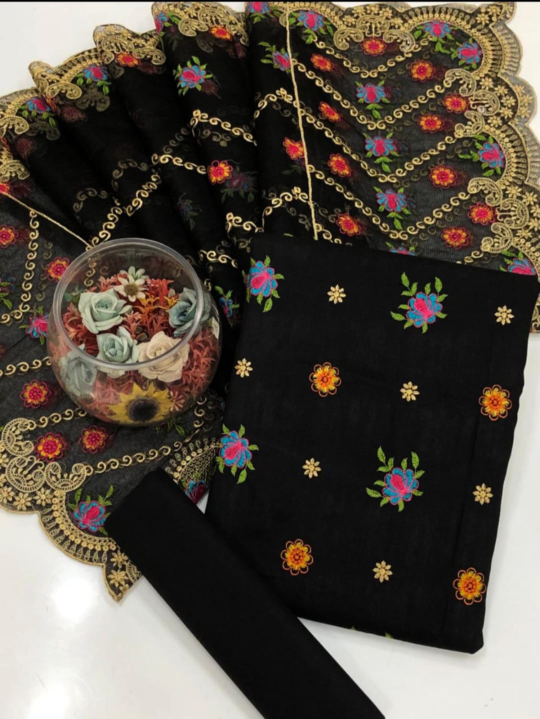Computer Embroidery Lawn 3pc