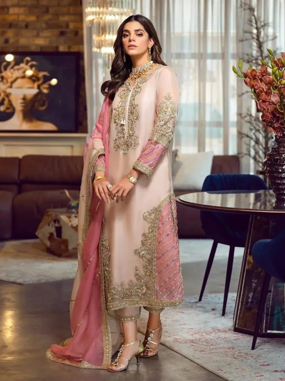 *PRESENTING SARA ROHAIL ASGHAR BRAND LUXURY HIT CODE*  *New Arrival Special Eid Collection* FABRIC 3
