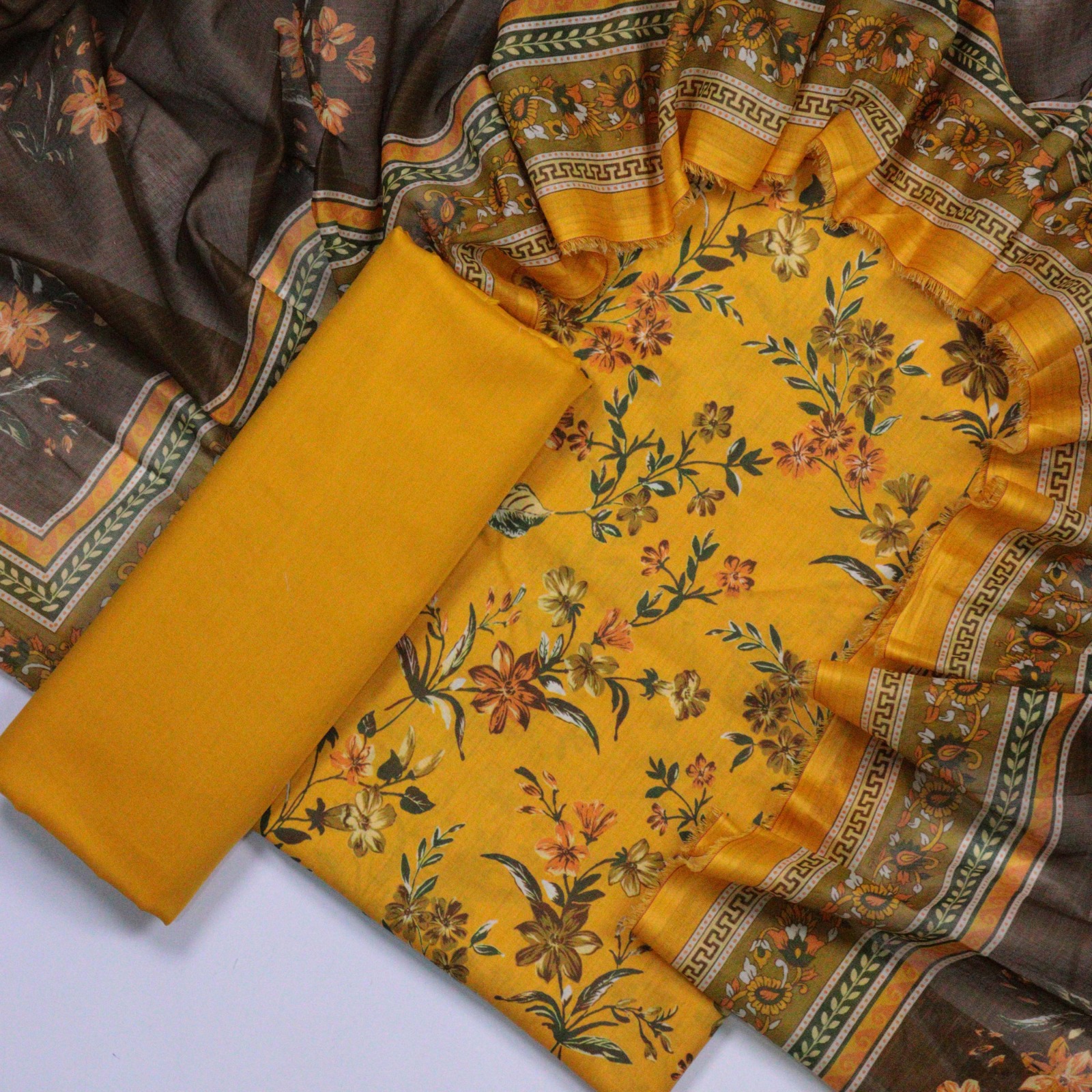Bin Saeed 3pc Printed Lawn Unstitch 💞