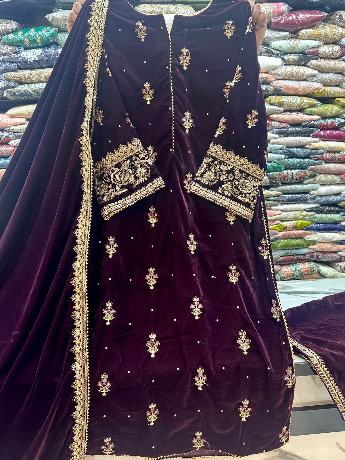 9000 Micro Velvet Stitch Dress 👗