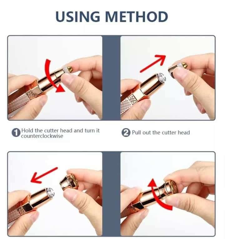 2 in 1 eyebrow hair remover