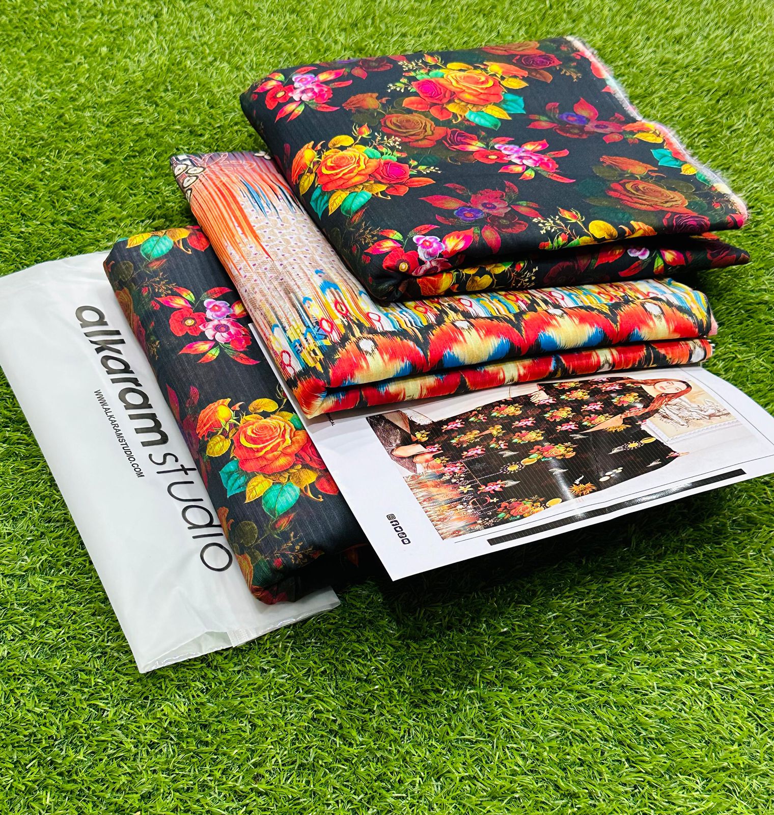 Al-Karam Bana Dora Lawn 3pc