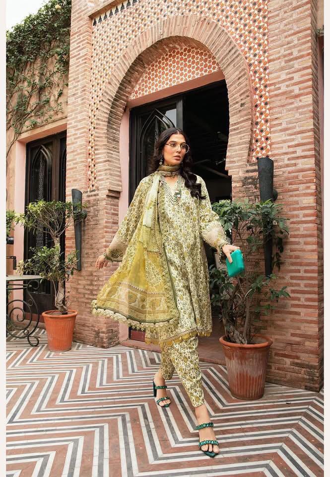 Maria B M Prints Lawn Replica