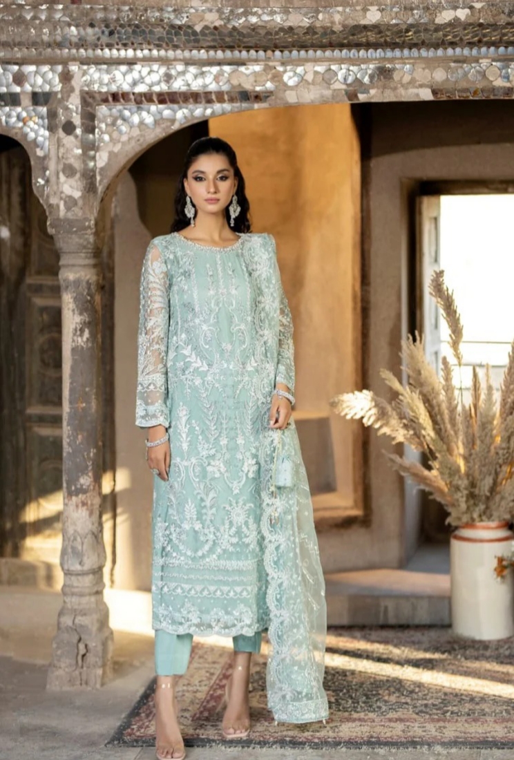 Luxury Pret Net 3pc 1