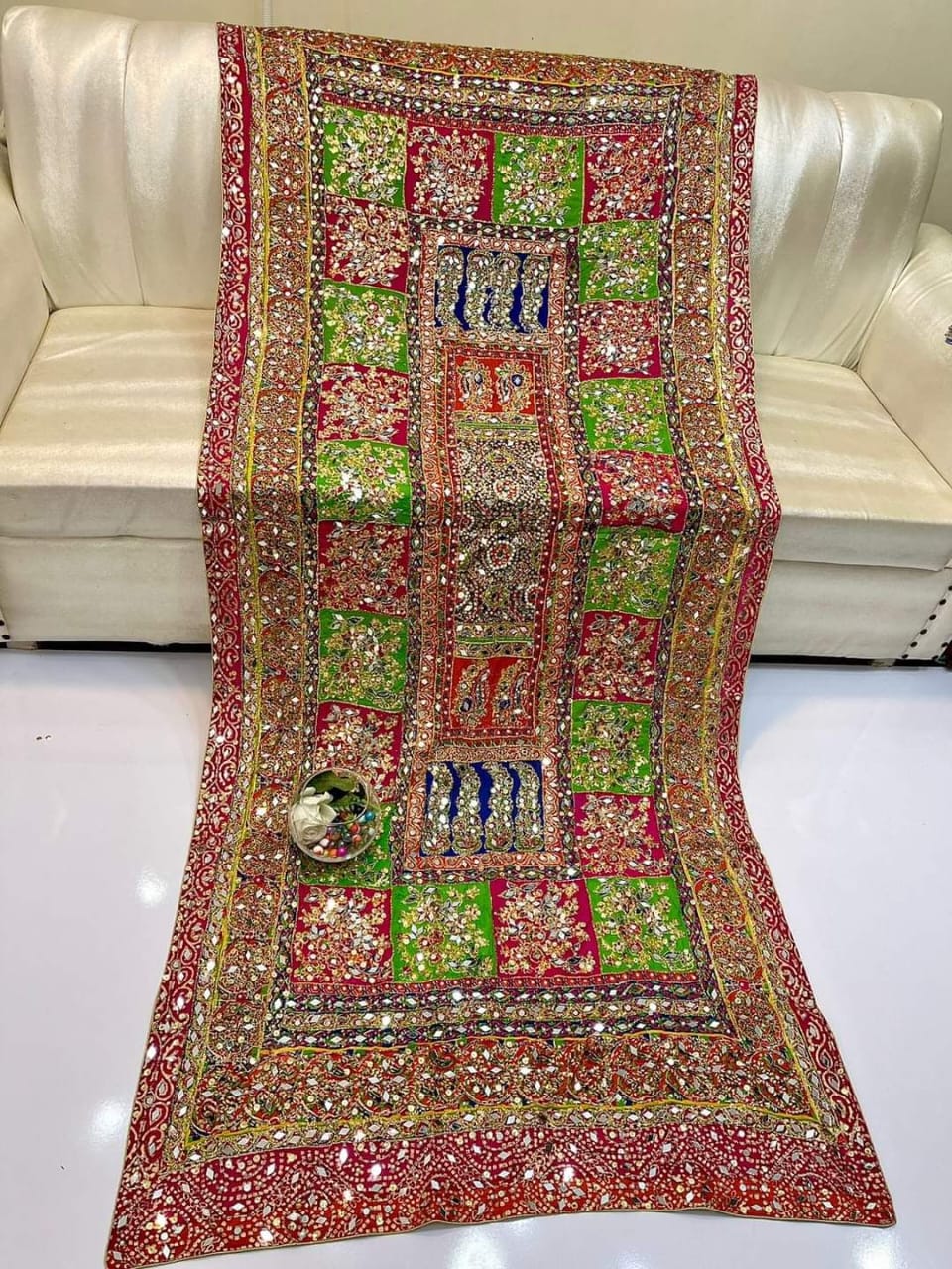 Indian Kattan Silk Shawls