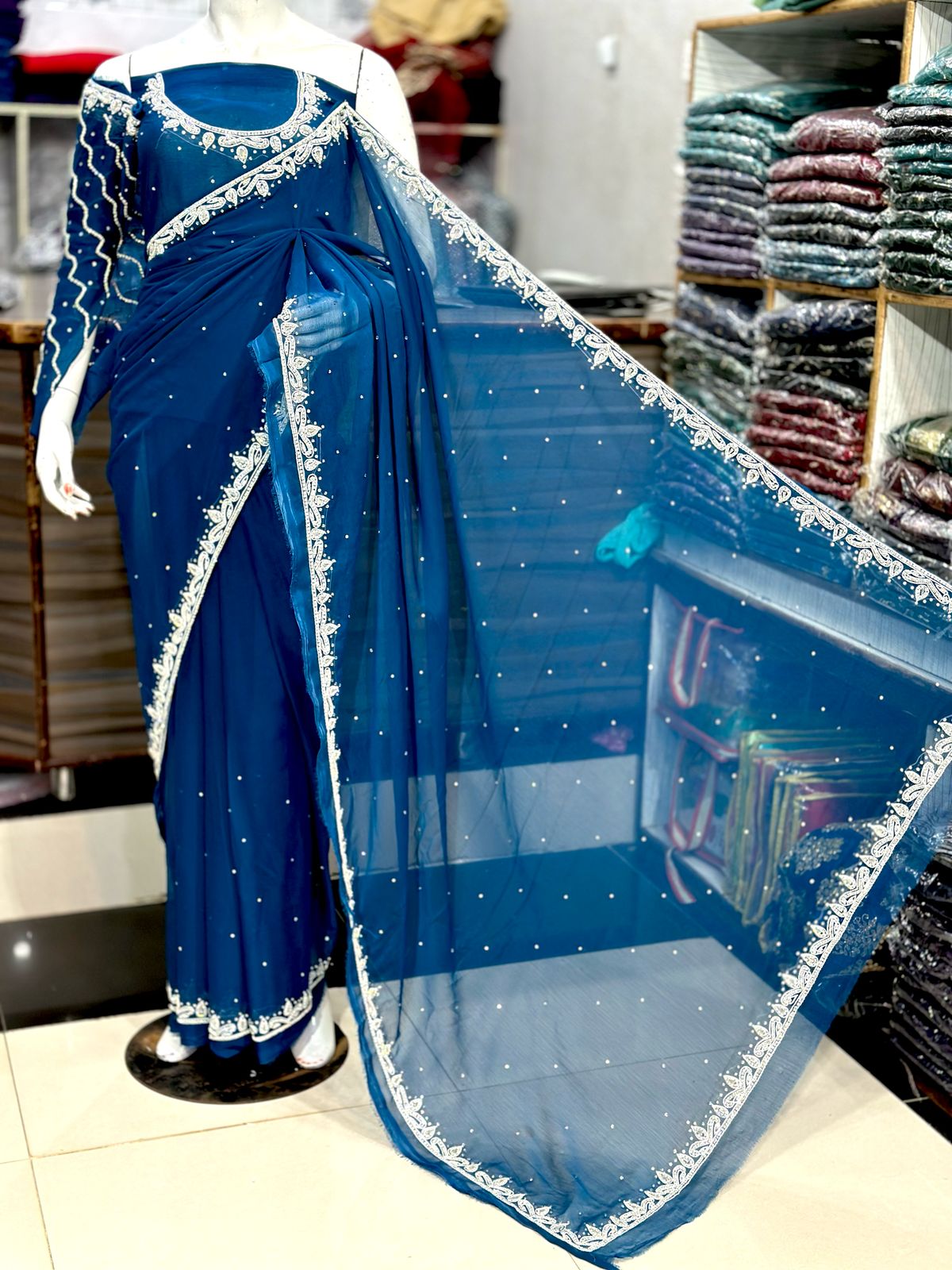 Chiffon Saree Collection 💞 1