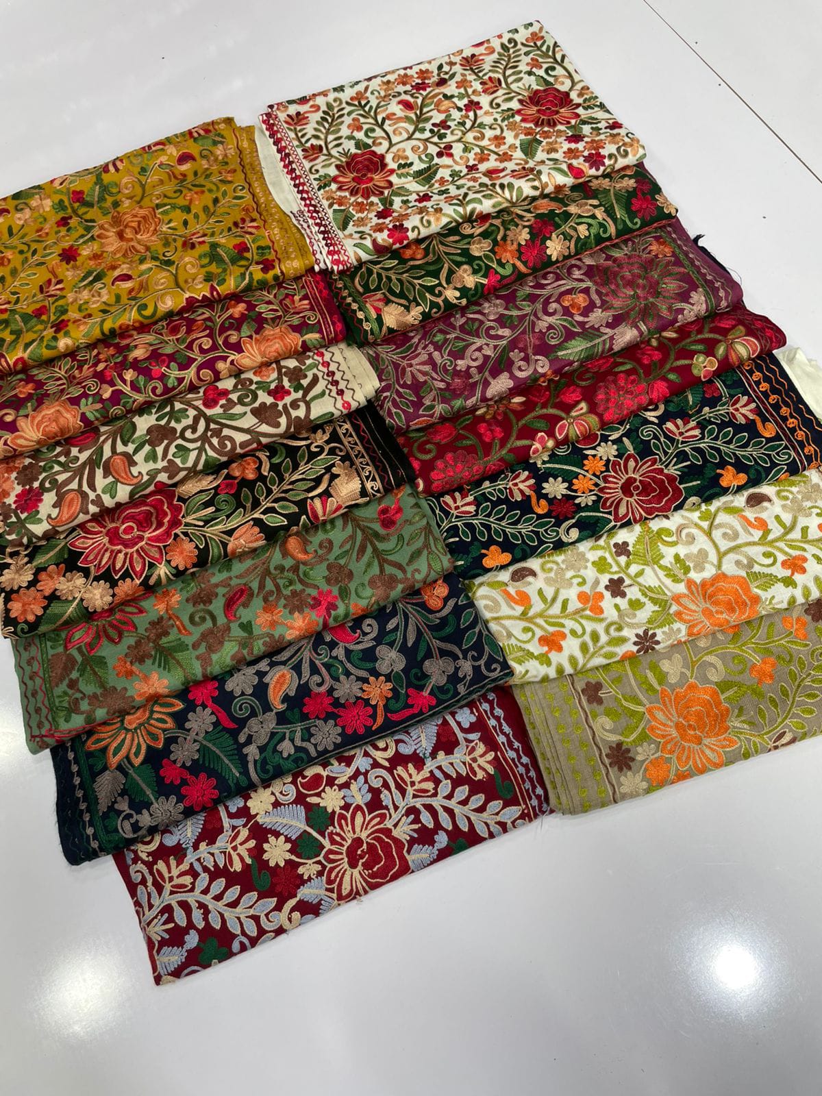 Pashmina Kashmiri Embroidered Stoles