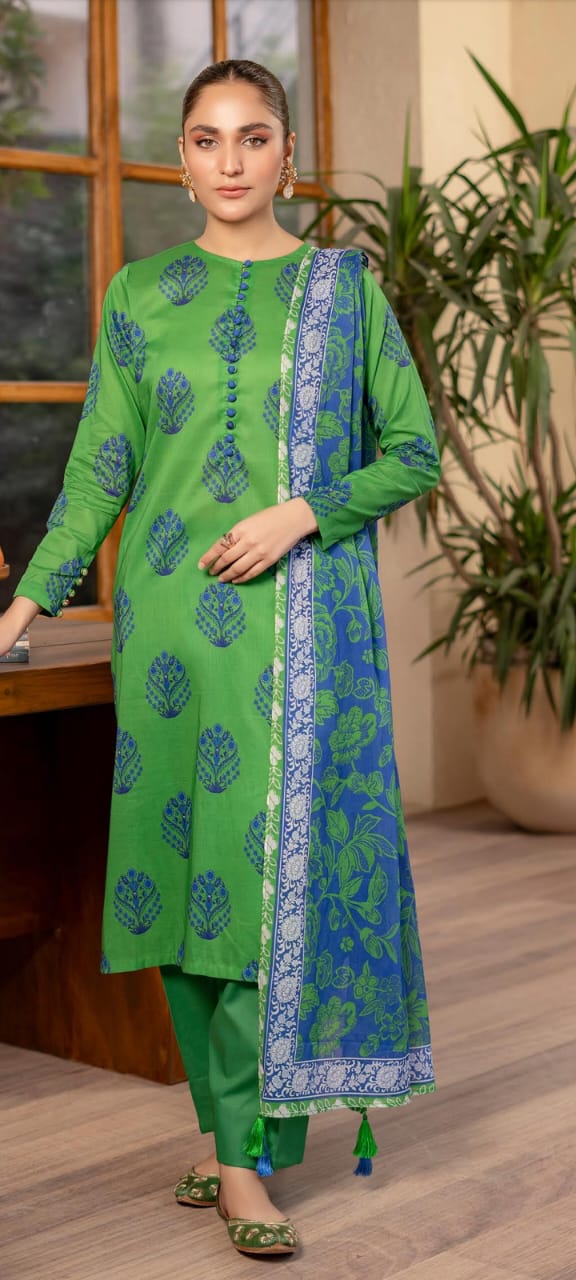 💯 Original Gull Jee Lawn 3pc