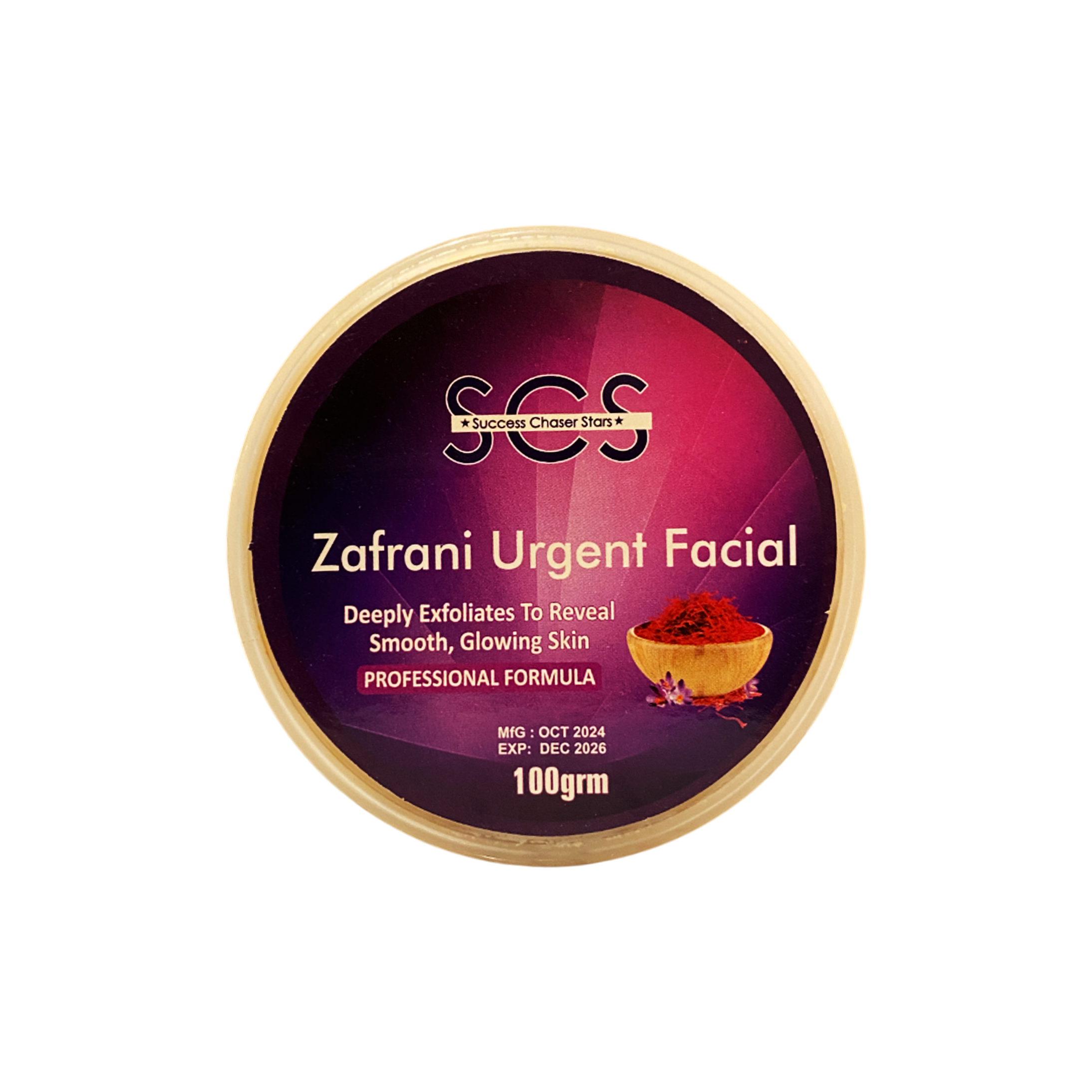 SCS Zafrani urgent facial instant glow