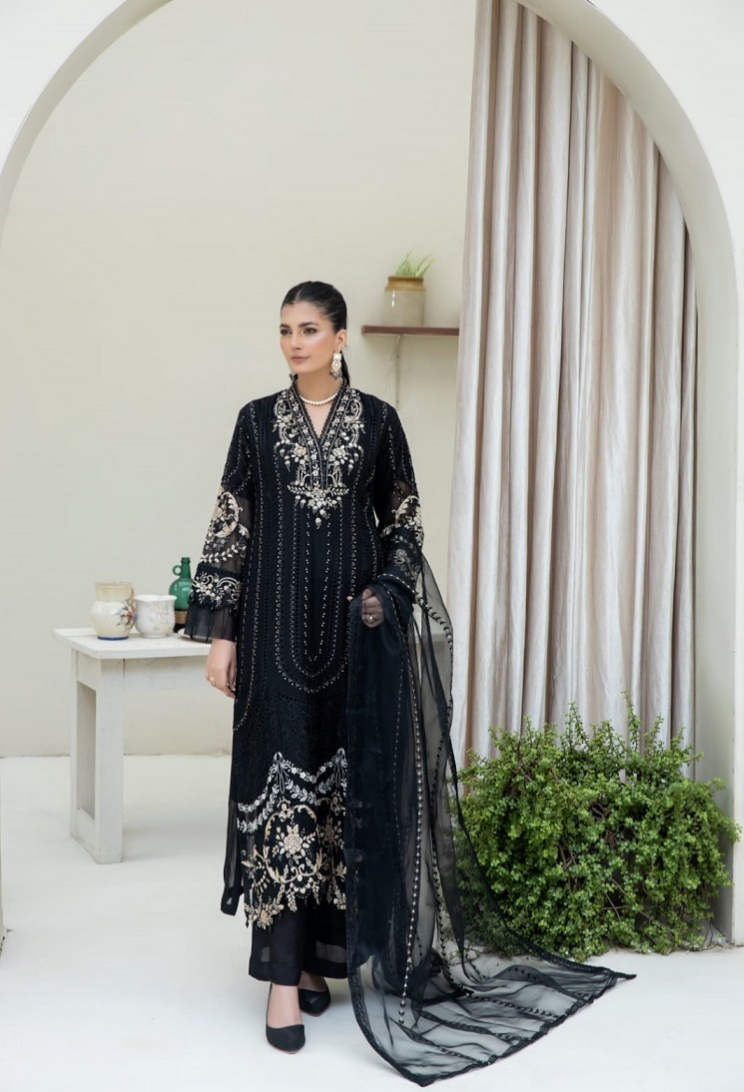 Chiffon Luxury Stitch 3pc