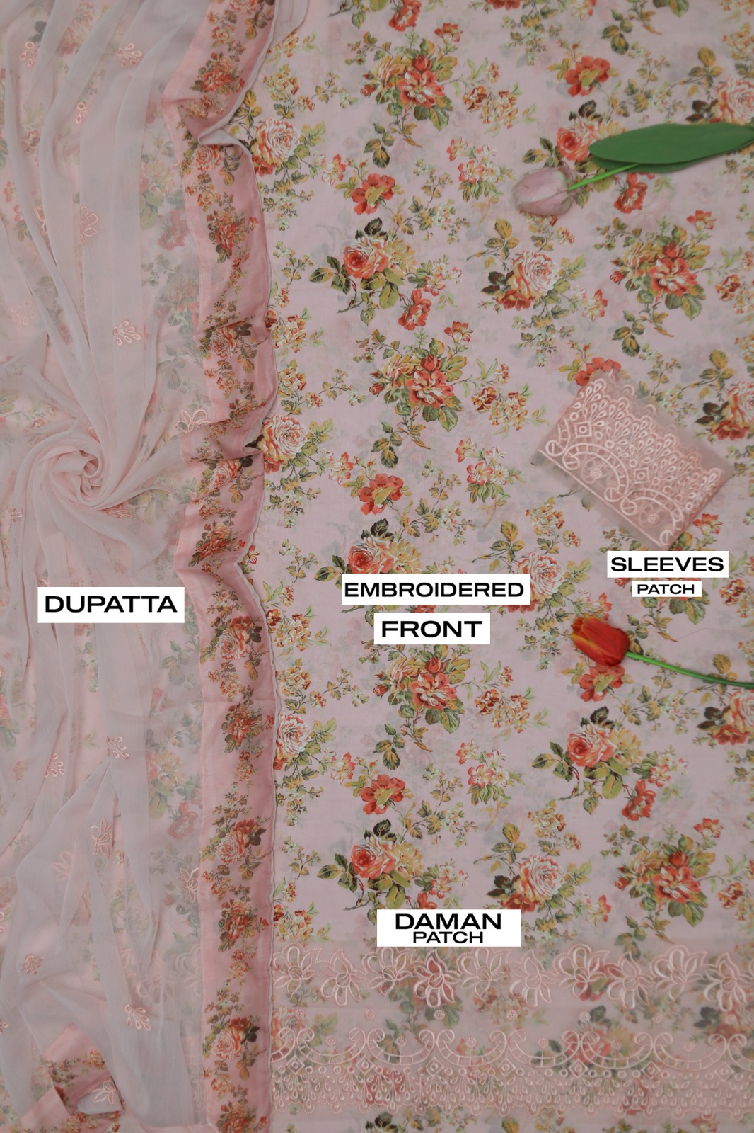 Lawn Printed 3pc Replica 24