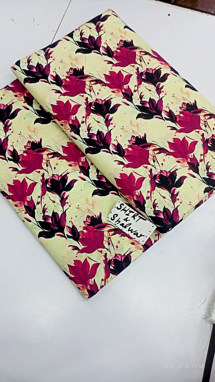 Printed Khaddar 2pc