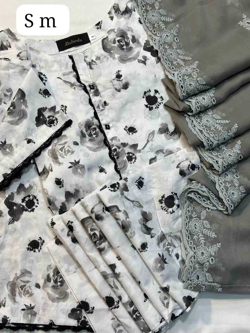 💯 Print Kari by Zubeda Stitch 3pc