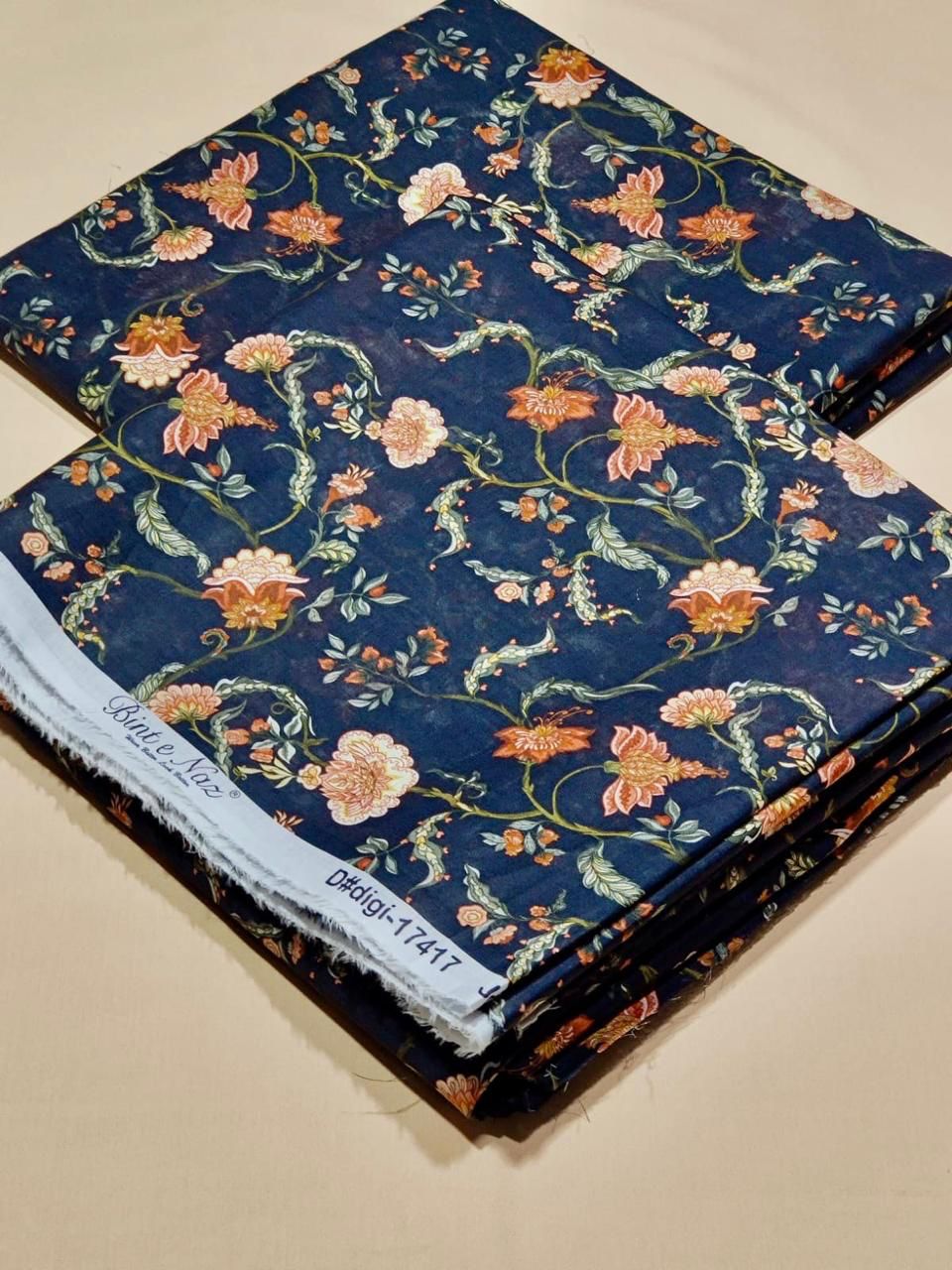 2 PC unstitched lawn dress