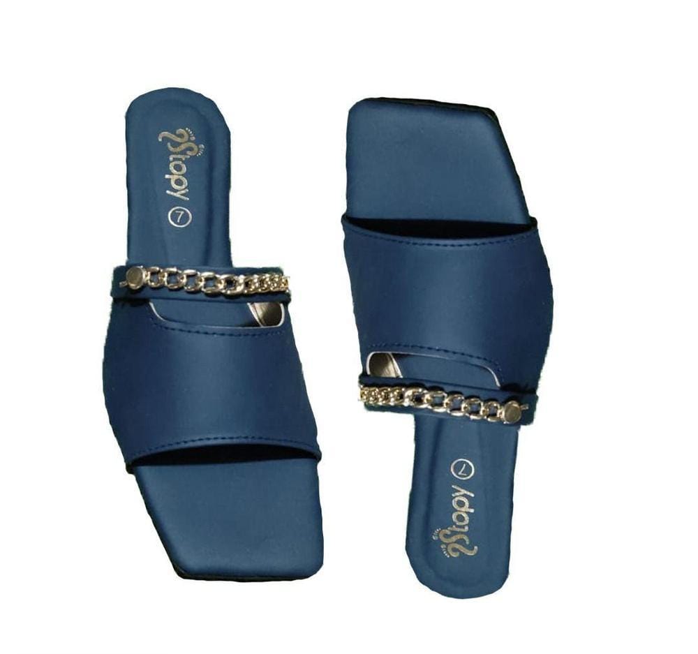 Female leather shoes