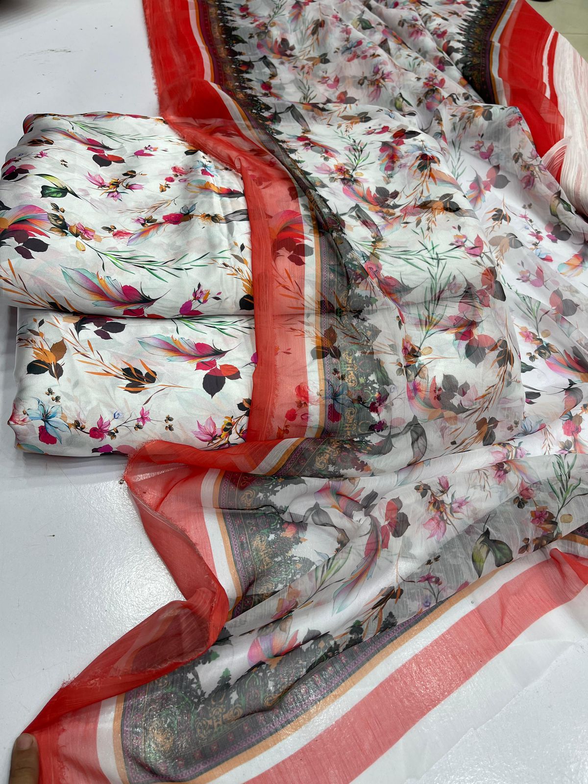 China Silk 3pc Printed