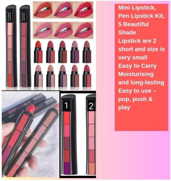 Huda lipstick 5 in 1
