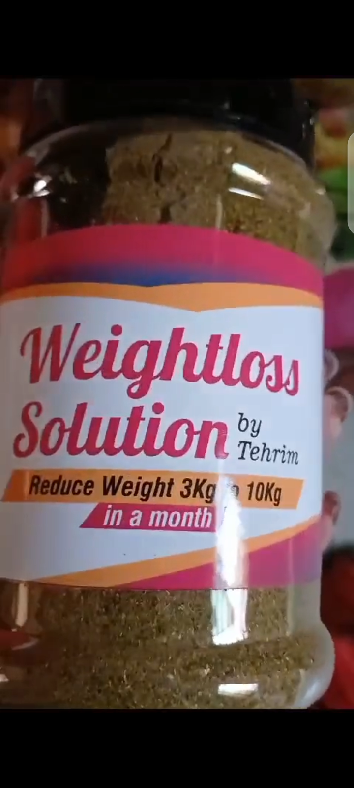 Organic Weight Loss Solution