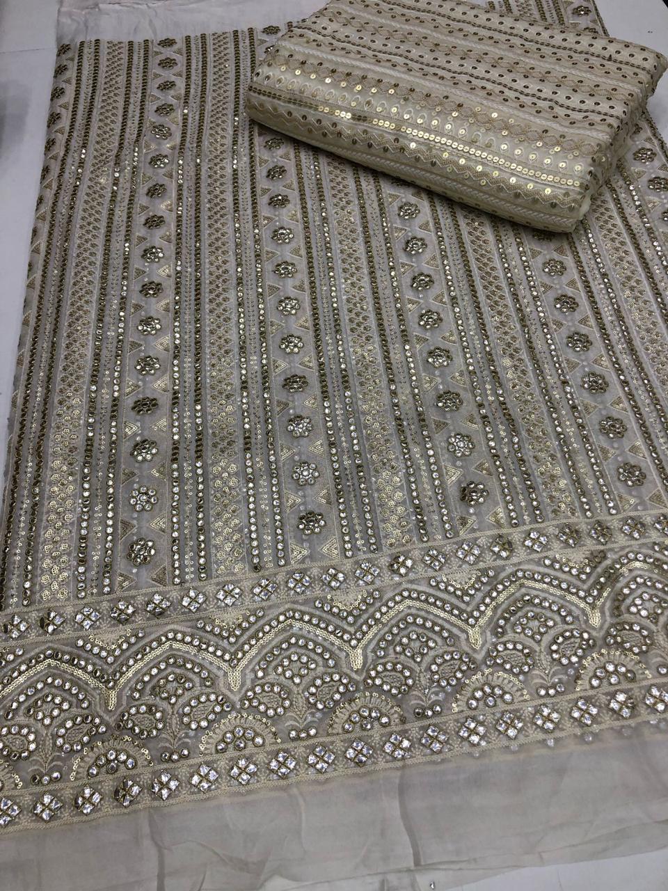 Foil Work PK Pure Chiffon 3pc