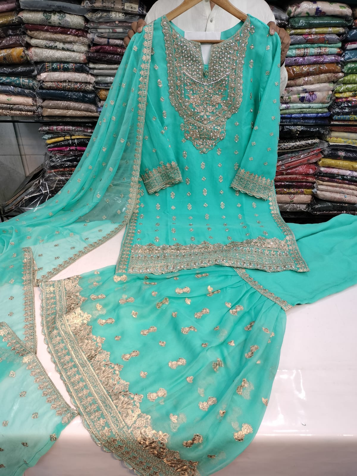 Chiffon Gharara Collection 💞 Stitch