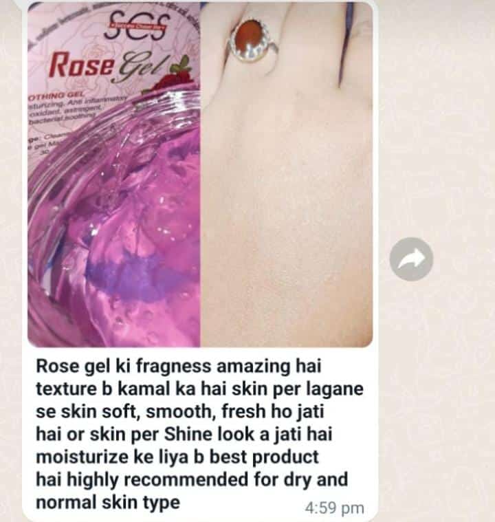 Rose gel