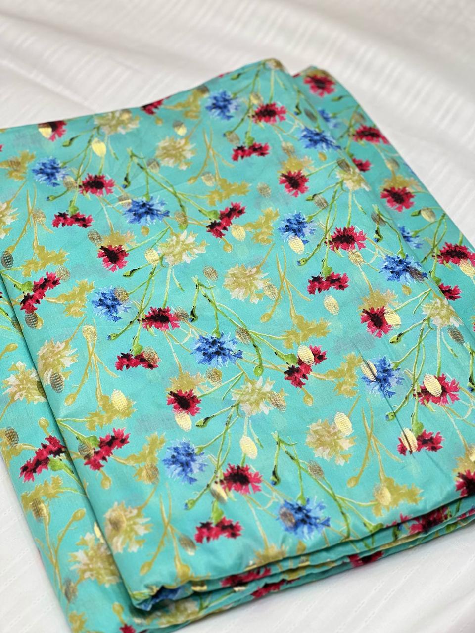 Imported Foil Printed Lawn 2pc 2