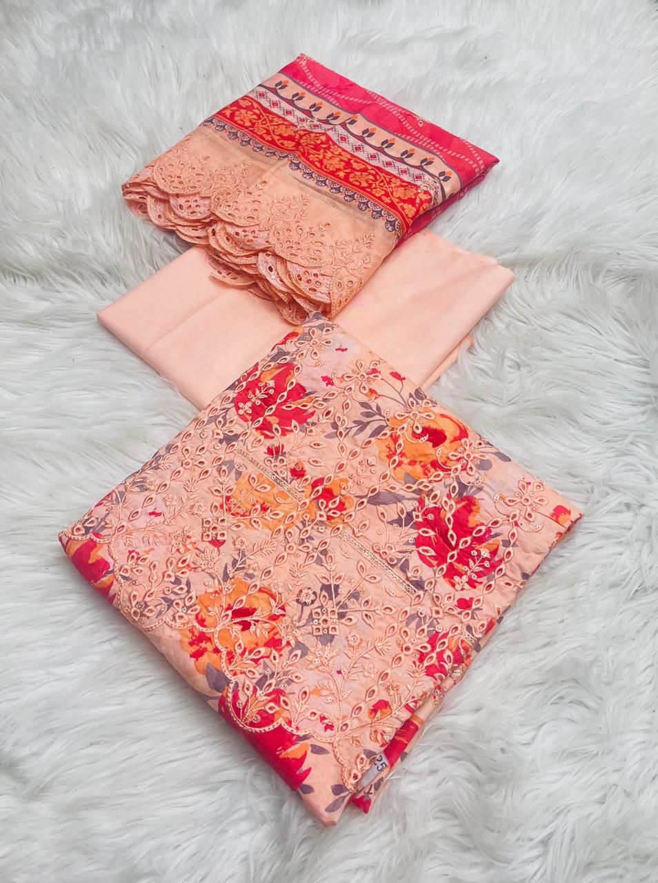 💯 Original Riwayat Cutwork 3pc Lawn