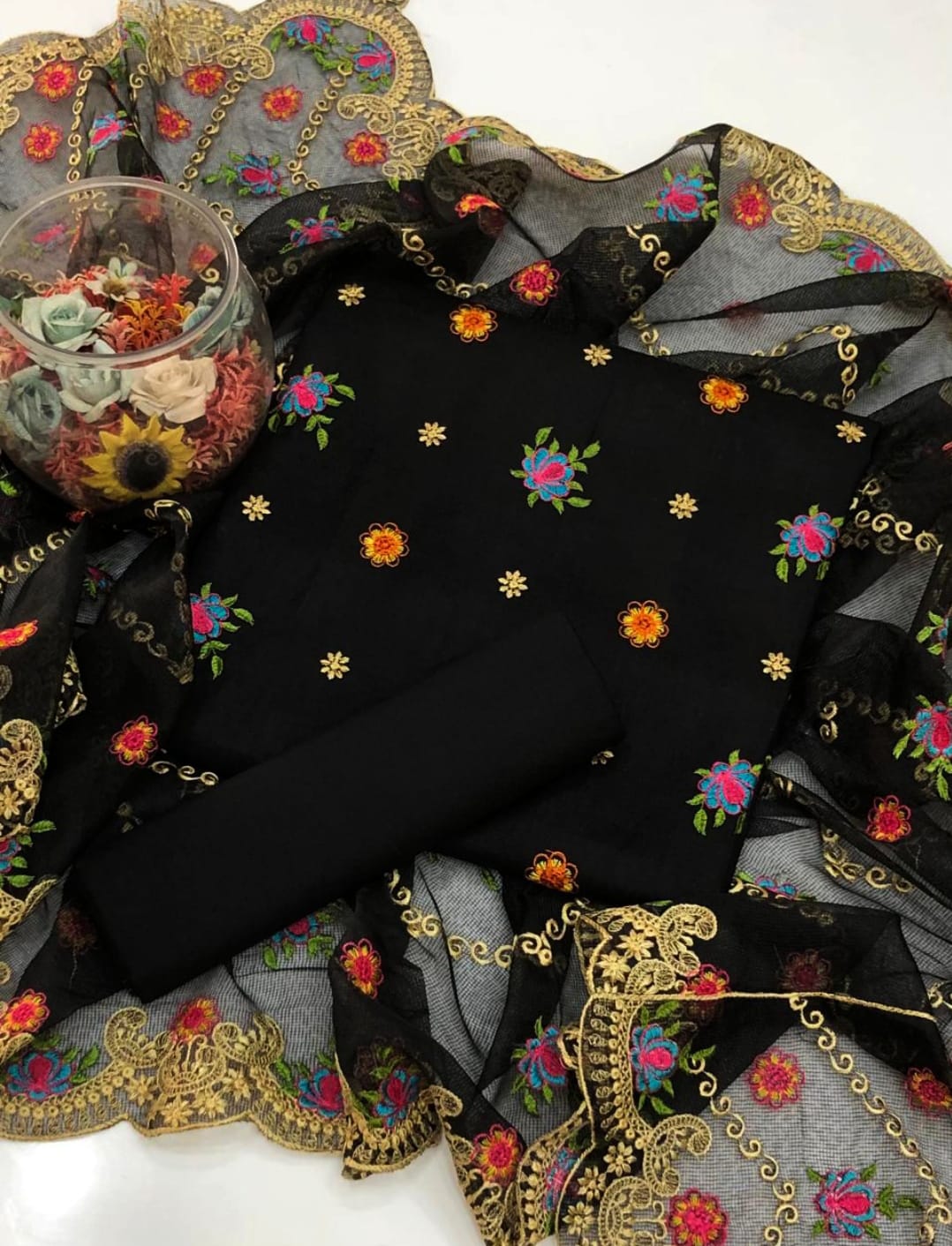 Computer Embroidery Lawn 3pc