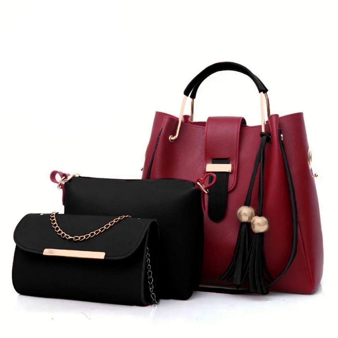 3 PC hand bag set