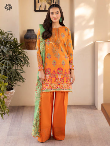 💯 Original Mahajal by Gull Jee Lawn 3pc 2