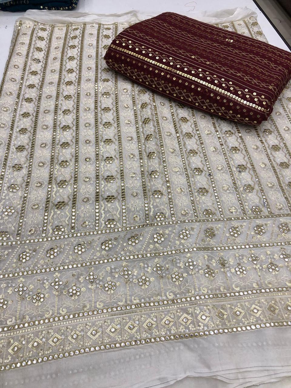 Foil Work PK Pure Chiffon 3pc