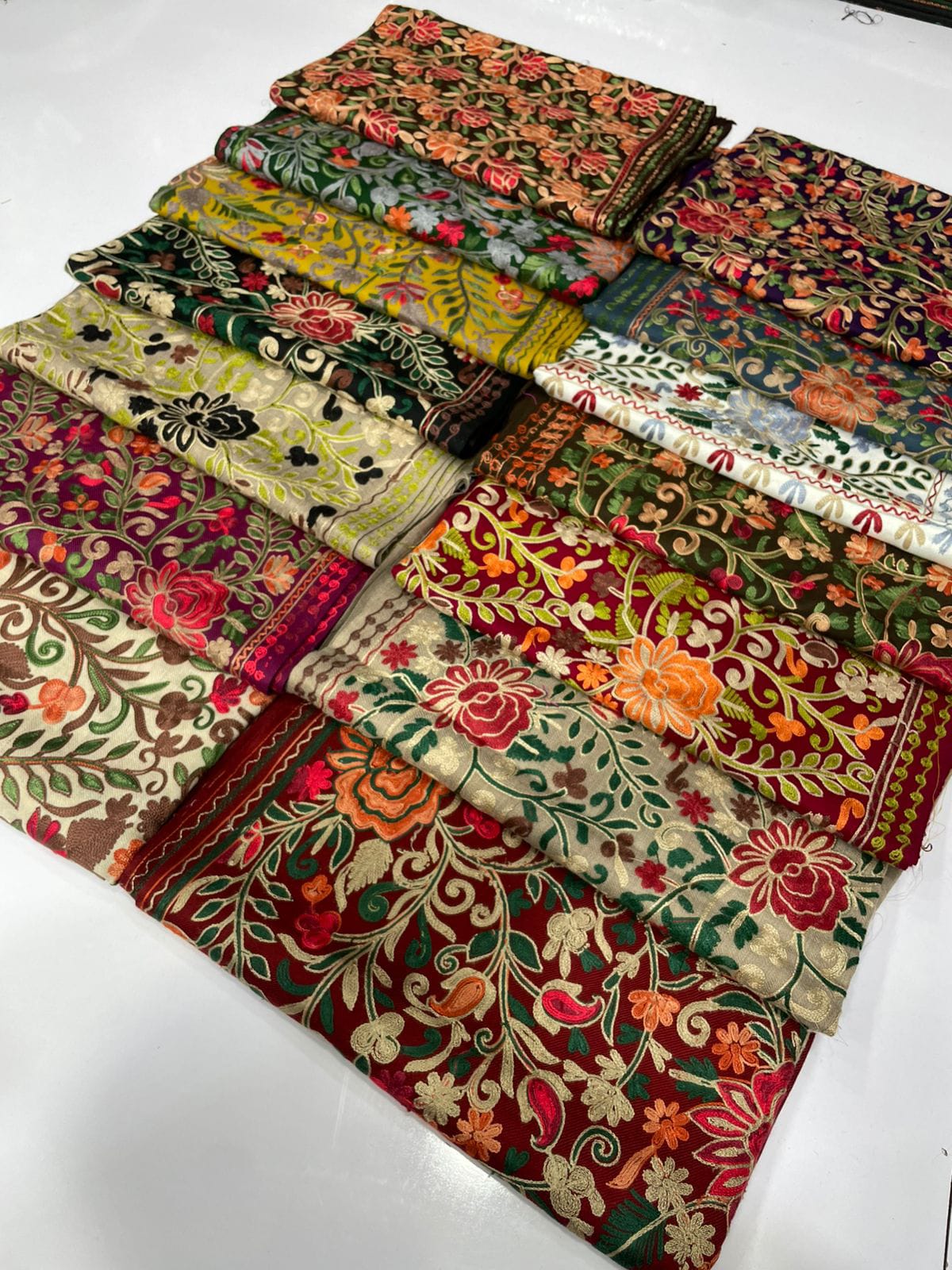 Pashmina Kashmiri Embroidered Stoles