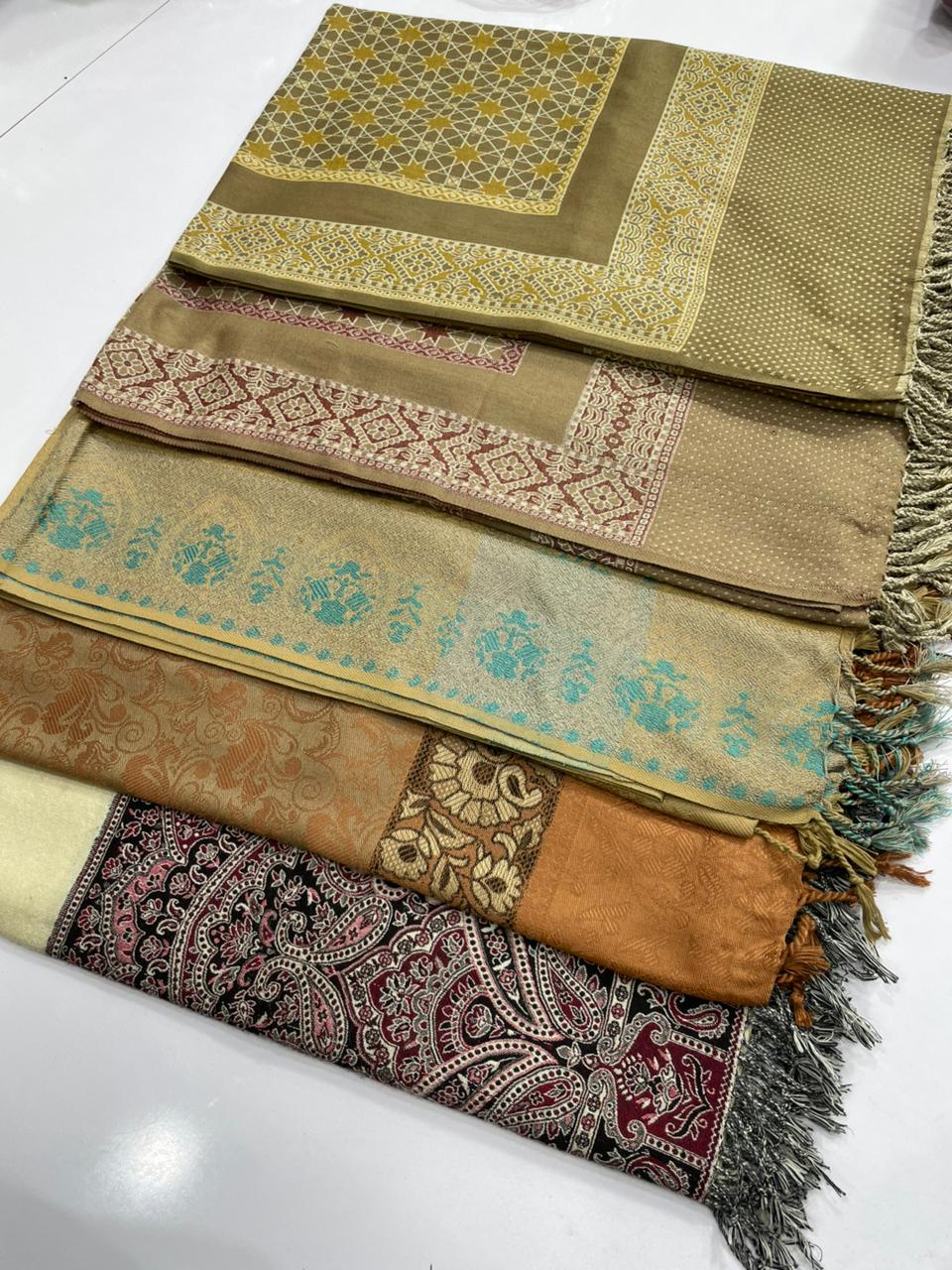 Pashmina Kashmiri Embroidered Shawls