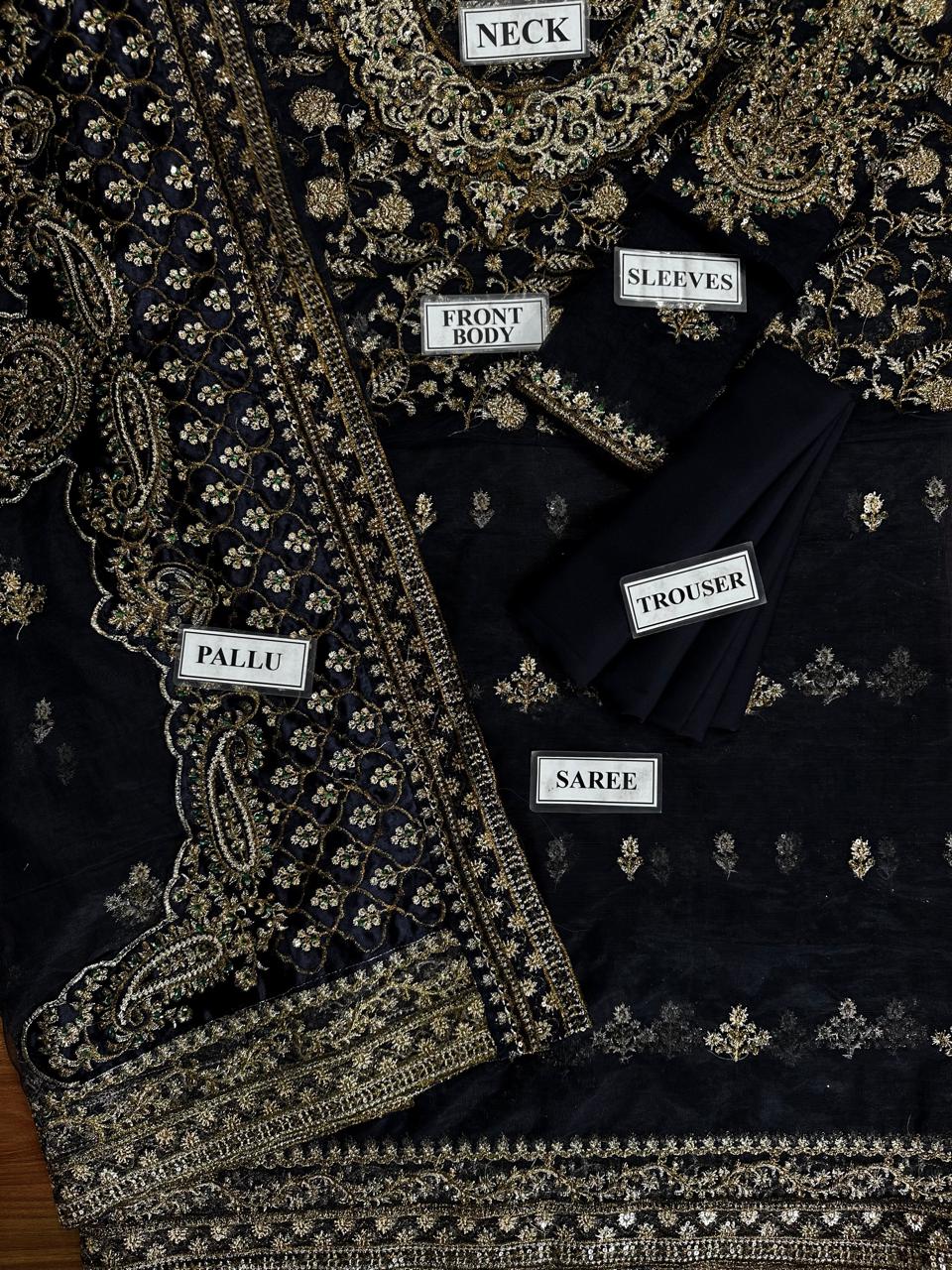 Maria B Saree Replica Unstitch 💞