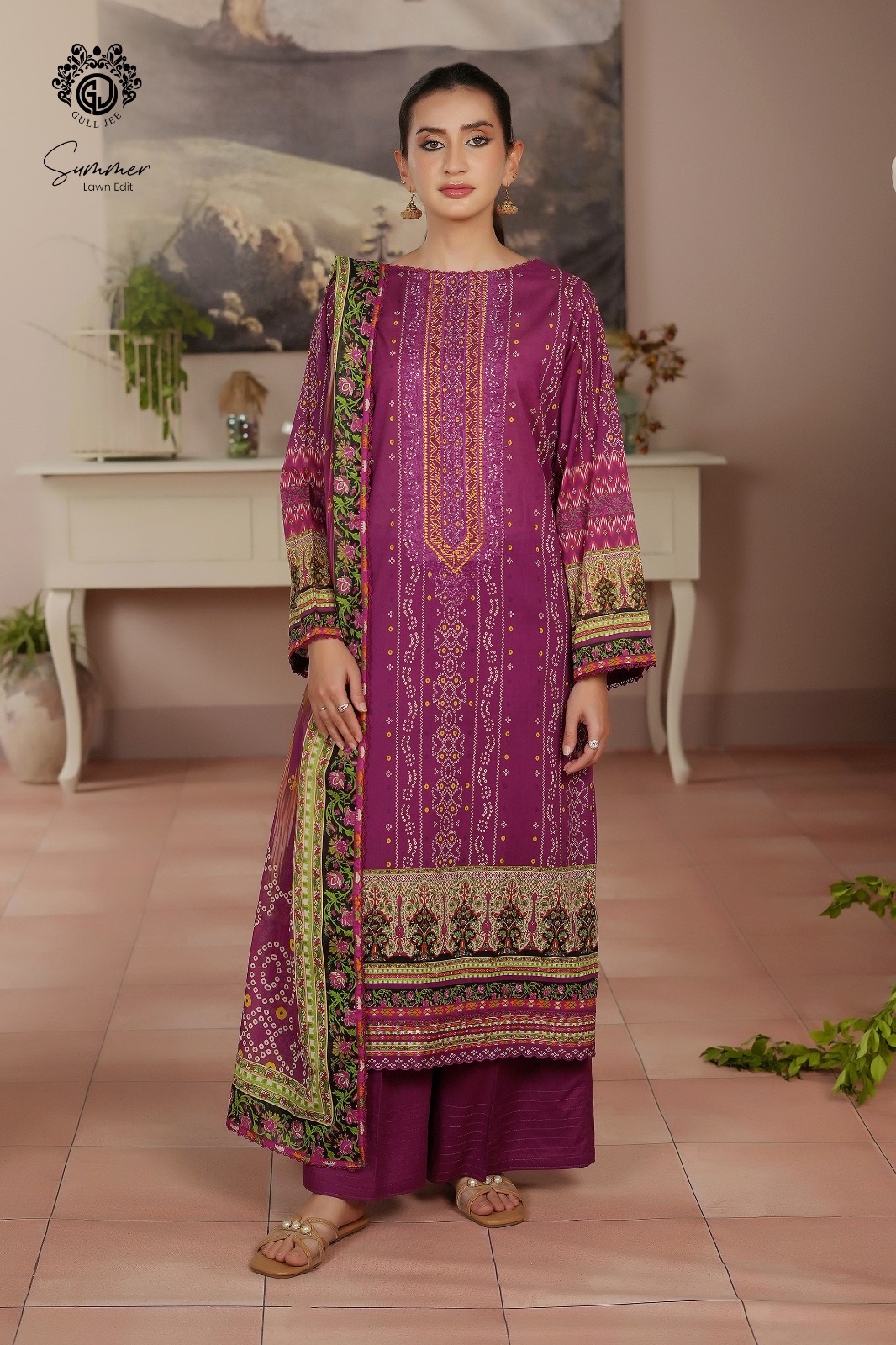💯 Original Rang Pasand by Gull Jee Lawn 3pc