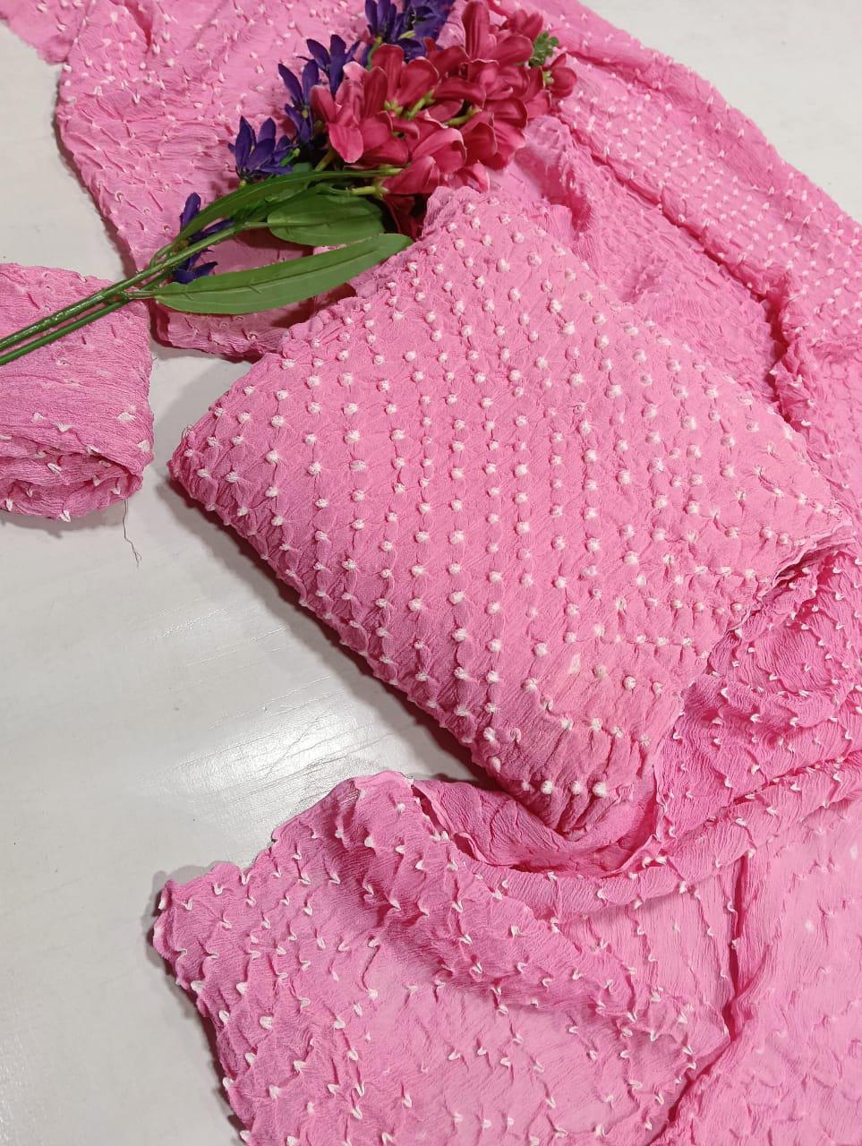 Crinkle Chiffon Chunri 2pc 1