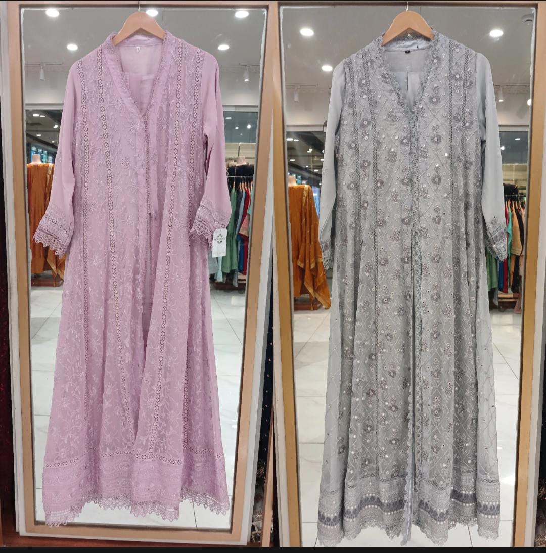 Chiffon Long Gown Stitch