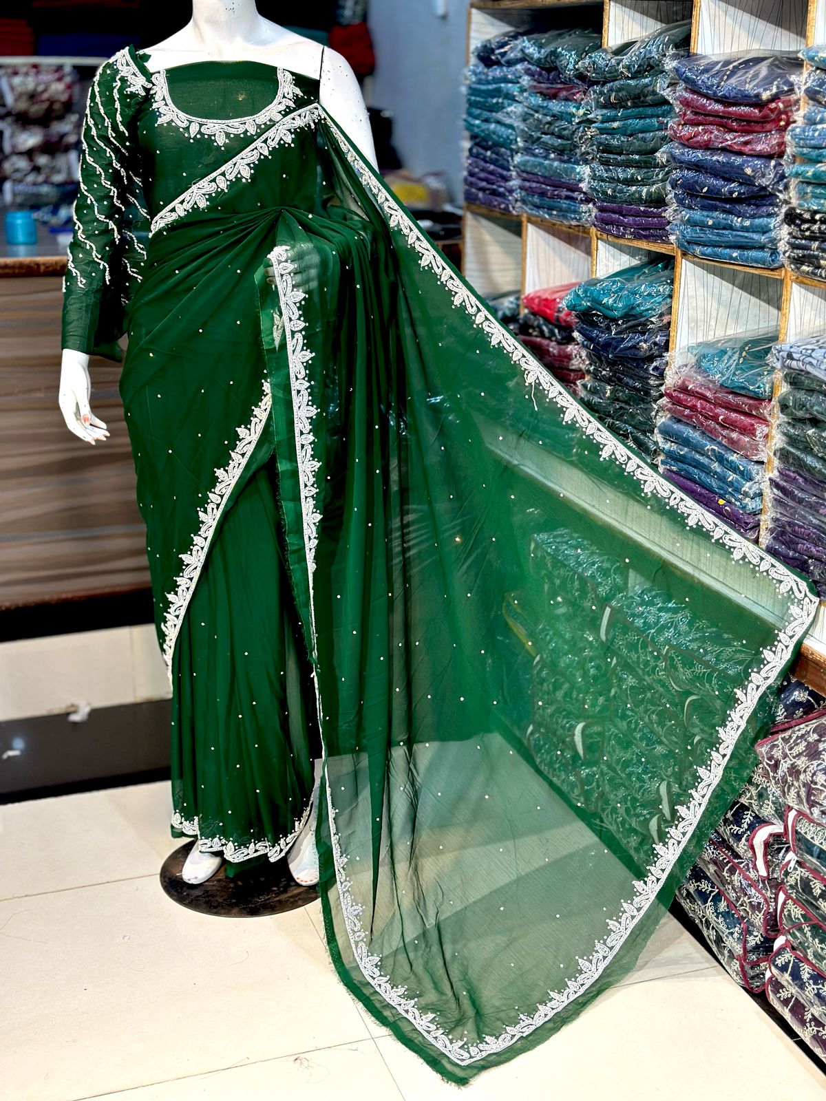 Chiffon Saree Collection 💞 1
