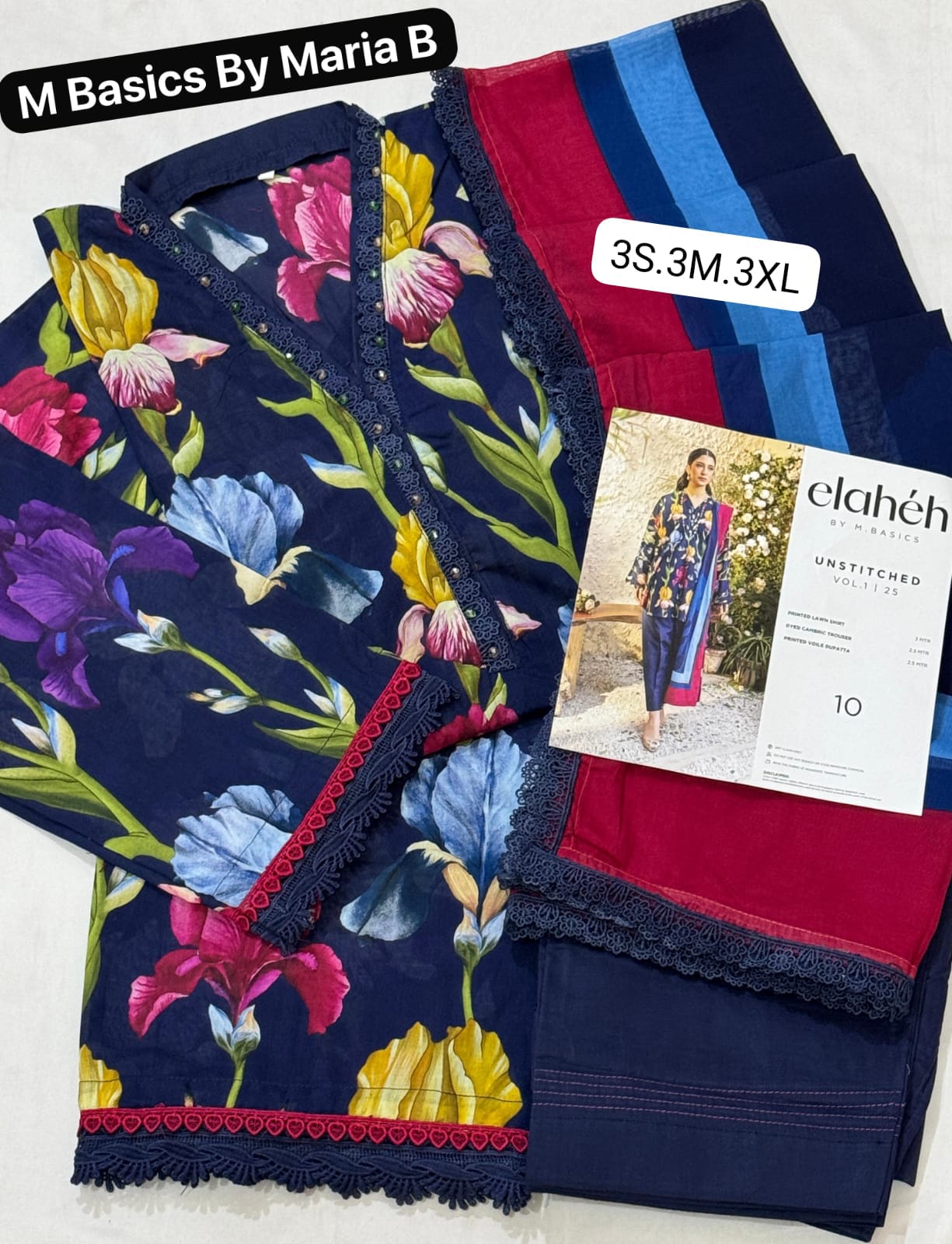 💯 Original Maria B M Basics Stitch 3pc