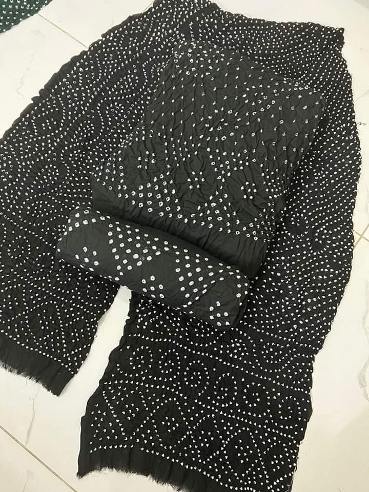 Crinkle Chiffon Chunri 2pc 1